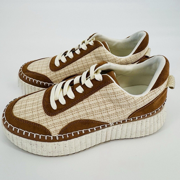 Universal Thread Shoes - Women Persephone Chunky Platform Heel Fashion Tan Universal Thread Sneakers Sz 9